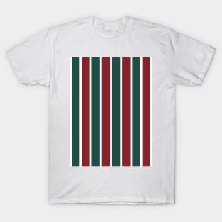 Fluminense Classic Red and Green Stripes T-Shirt